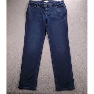 LANE BRYANT Jeans Size 20 LONG Mid Rise Straight Signature Fit Flex Magic